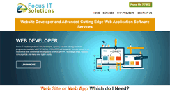 Desktop Screenshot of focus-itsolutions.com