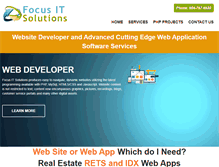 Tablet Screenshot of focus-itsolutions.com